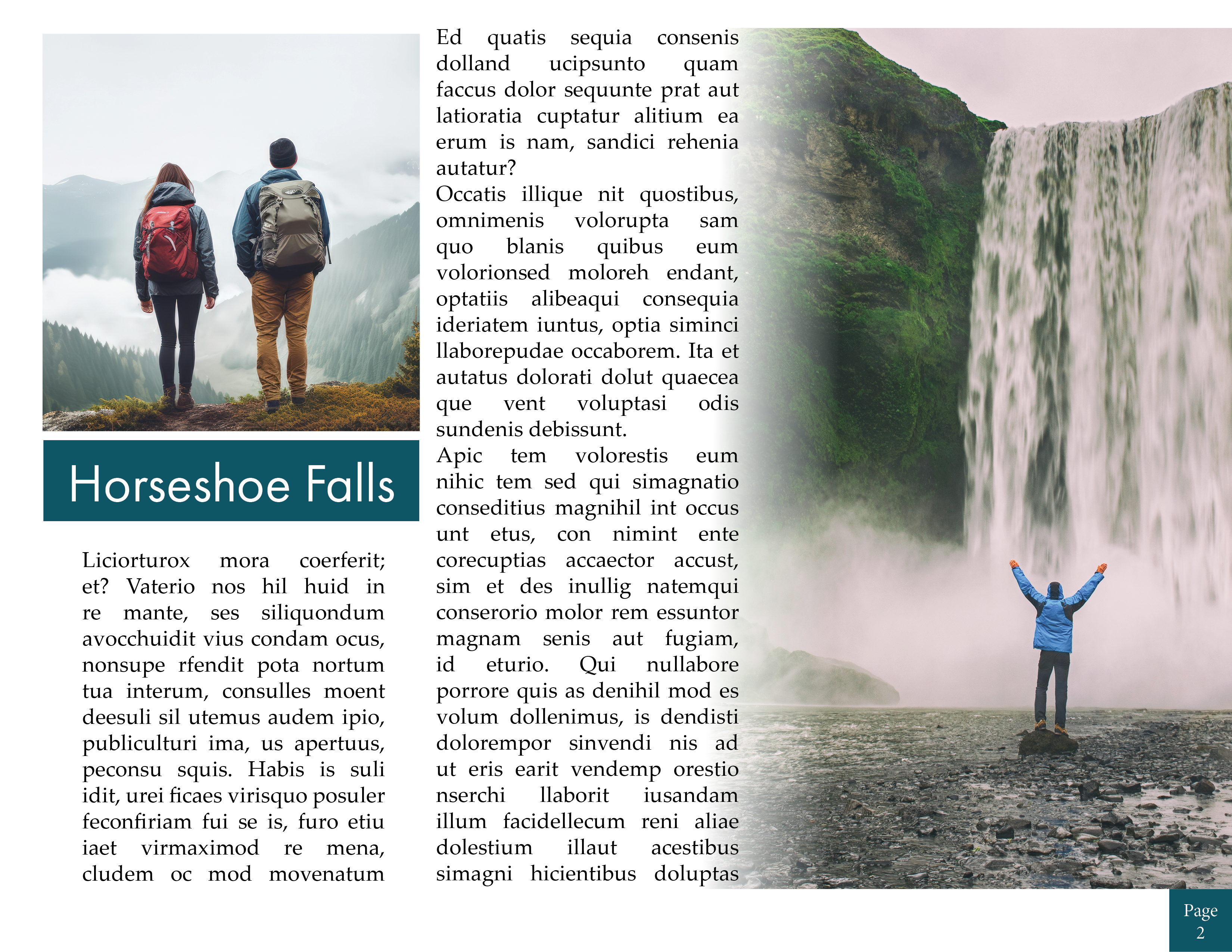 Modern Magazine Design Page 2