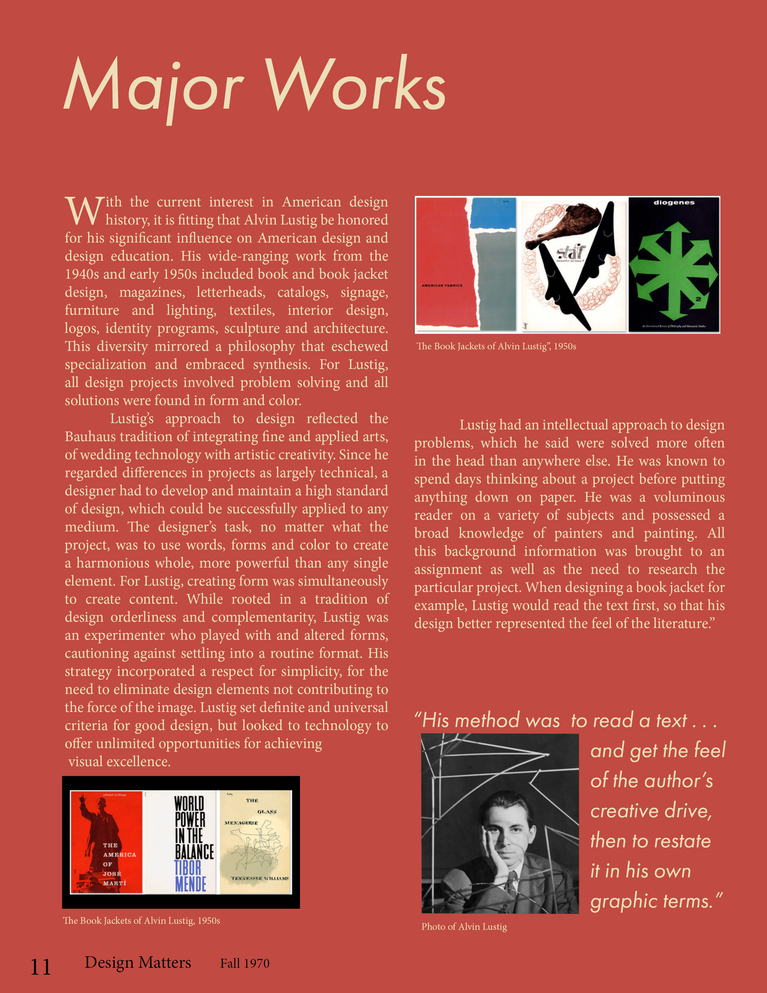 1970 Magazine Layout Page 1