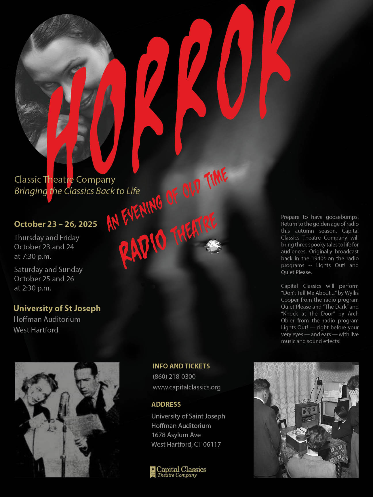 Horror movie poster design
